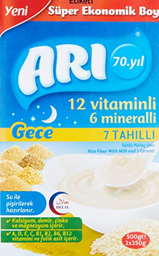12 Vitaminli 6 Mineralli Sütlü 7 Tahıllı Pirinçli Gece Maması
