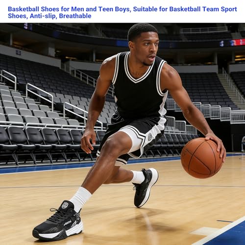 Image of Beita Basketball Shoes for Men High Upper Fashion Sneakers Streetball Breathable Sports Shoes Cushioning Anti Slip
