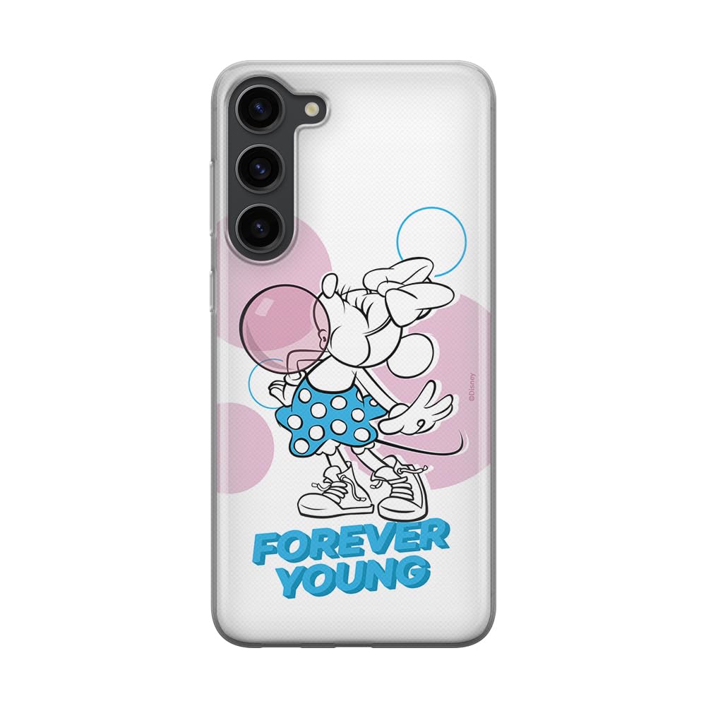 ERT GROUP mobile phone case for Samsung S23 PLUS original and officially Licensed Disney pattern Minnie 055 optimally adapted to the shape of the mobile phone, case made of TPU