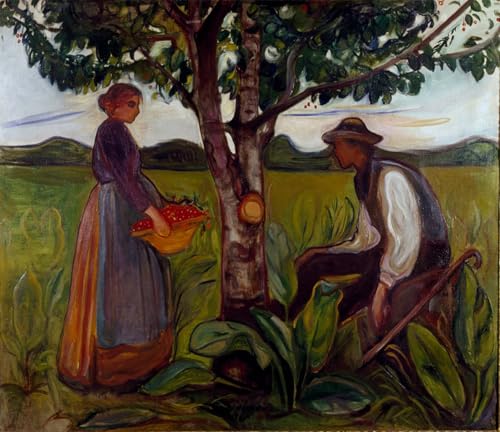 Pintura al óleo Fertilidad de Edvard Munch, impresión artística de alta calidad de 60x90cm