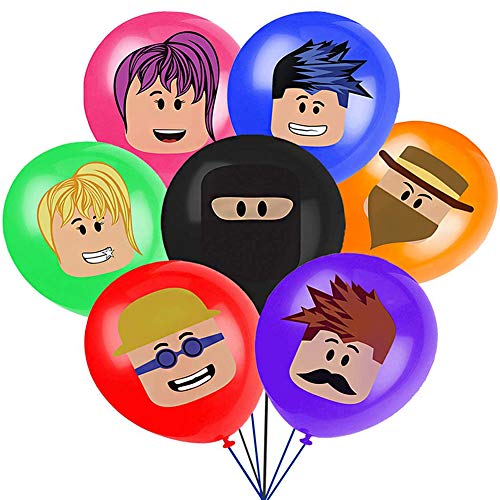 ALHX Roblox Decoración De Fiesta , 56Piezas Globos de Cumpleaños de Colores Globos Para Fiesta Helio Globos Globos Látex con Para Fiestas, Bodas, Reuniones y Otras Celebraciones Cover