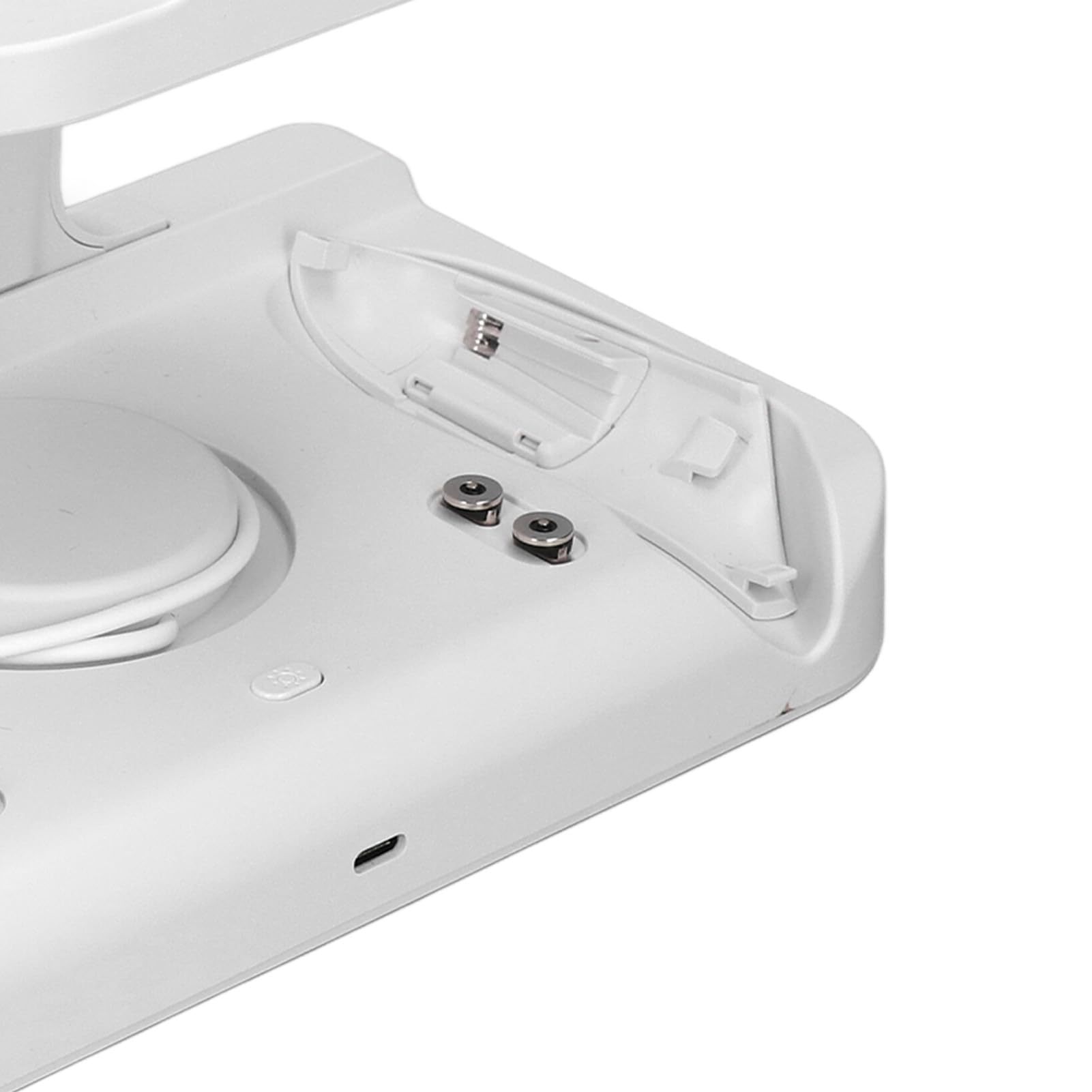 BONKZEBU Supporto di Ricarica per Controller VR Luce RGB, Stazione di Ricarica per Controller per Visore VR con 2 Batterie Ricaricabili, Supporto di per per Visore (Bianca)