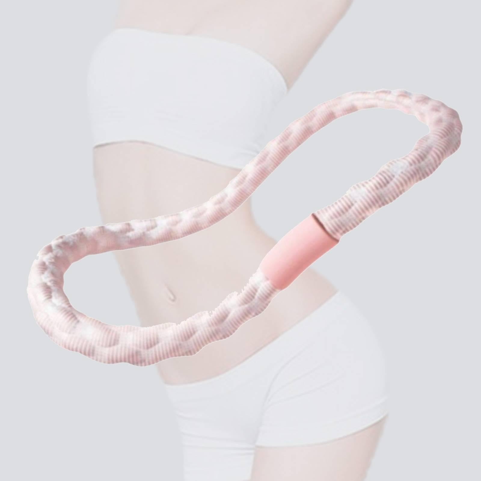 Fitness Hoop Attrezzo Ginnico Cerchio per Esercizio Addominale Anello Sportivo Pesato Realizzato in Poliestere Morbido Adatto a Donne Uomini Principia