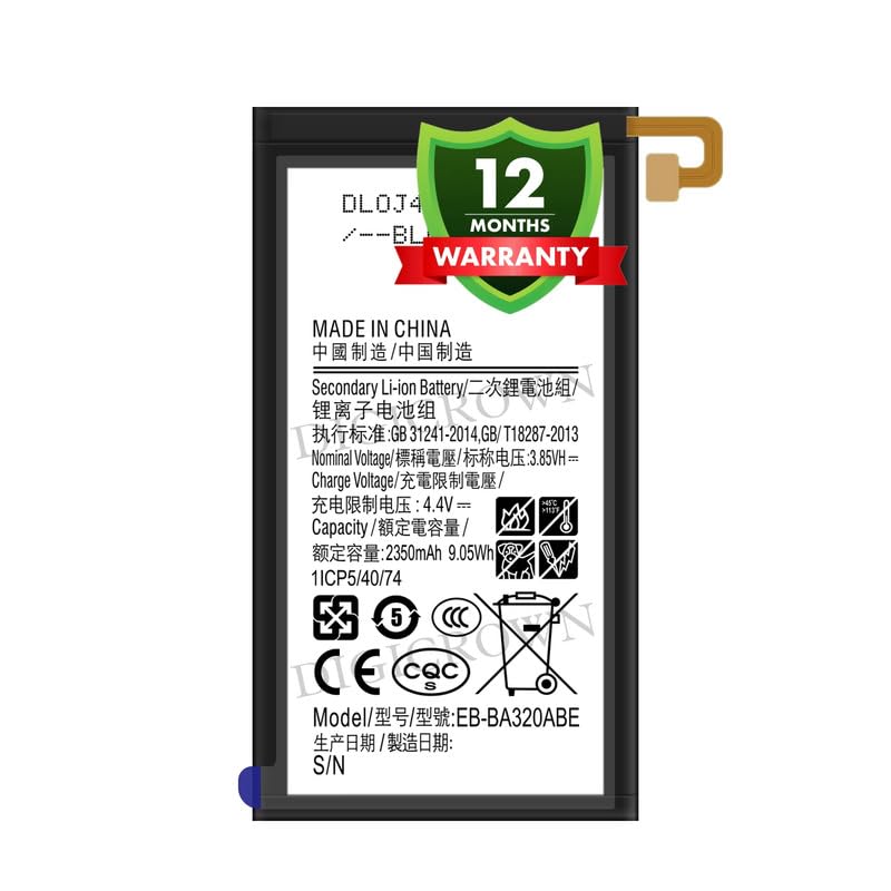 Image of Original EB-BA320ABE Battery Compatible for Samsung Galaxy A3 (2017) (SM-A320F) - (2350mAh) - 1 Year Warranty DF7