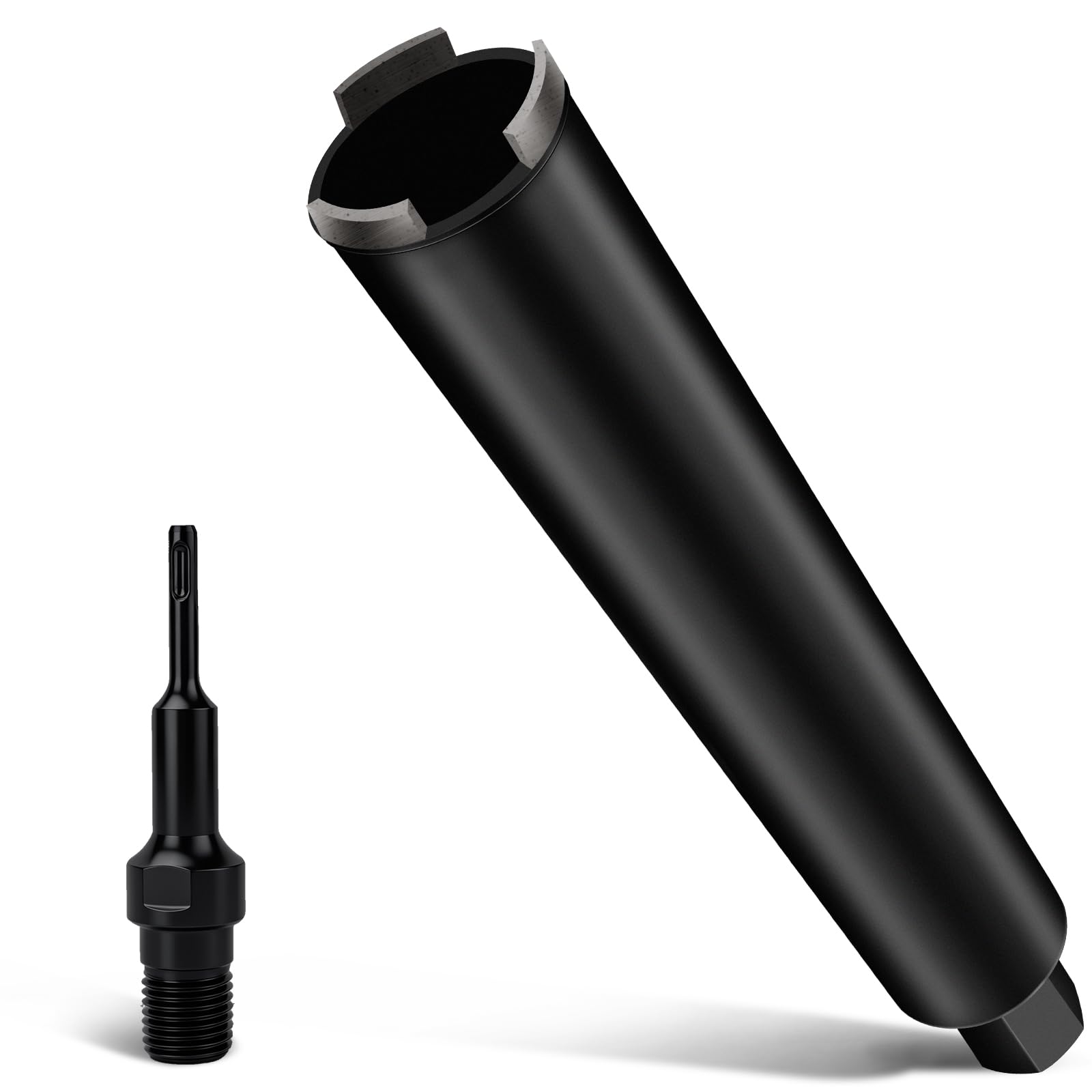 Diamentowa koronka wiertnicza Ø 27 mm z SDS Plus, 1 ¼" diamentowa koronka wiertnicza, L 460 mm, pogłębiacz puszek koronka wiertnicza wiertło rdzeniowe wiertło do wiercenia na mokro/sucho, otwornica do