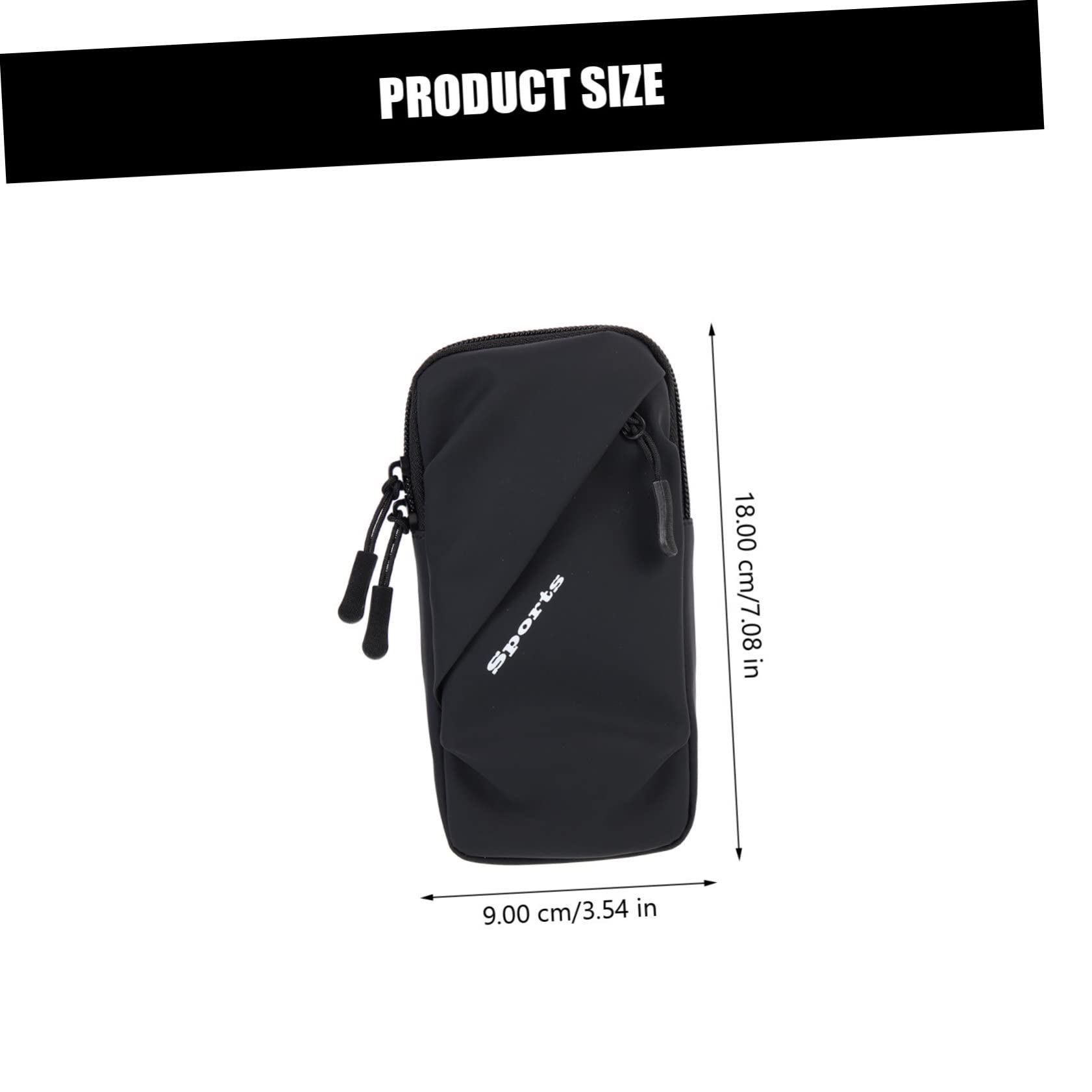 jojofuny 3pezzi Fascia Per Braccio Sportiva Borsello Per Telefono Pouch Traspirante Per Running e Attività Outdoor Adatta Sport Viaggi e Shopping