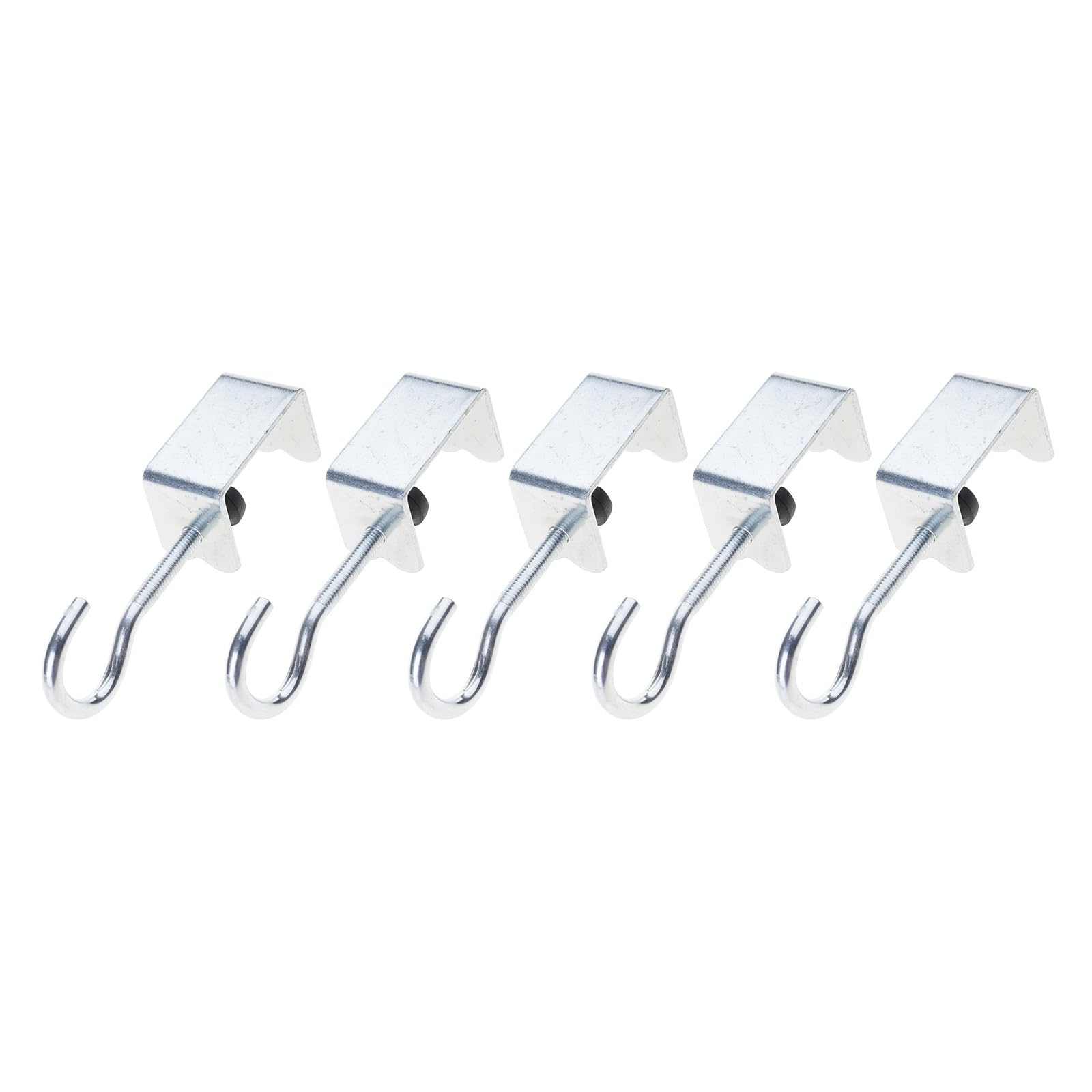 360 Degree Iron Swivels Hook Under Desk Space Saving Organizers Rotatable Designs Hangs Bags Towels Keys 5 / 10pcs Desk Organizers Hook