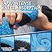 Metyond 48”x24” Car Drying Towel for Full-Sized SUV, Dual Sided Microfiber Car Cleaning Towel with Twisting Yarn Technique, 1400GSM Super Absorbent Scratch-Free, Machine Washable (Dark Gray - Blue)