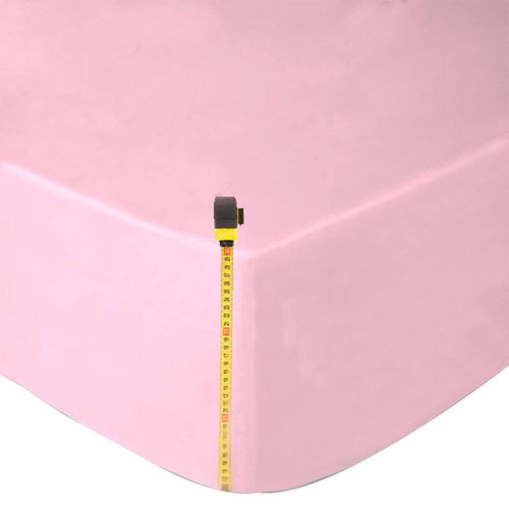 De Lavish Pink Egyptian Cotton Extra Deep Fitted Sheet Double - 16" / 40 Cm Deep - 200 Tread Count
