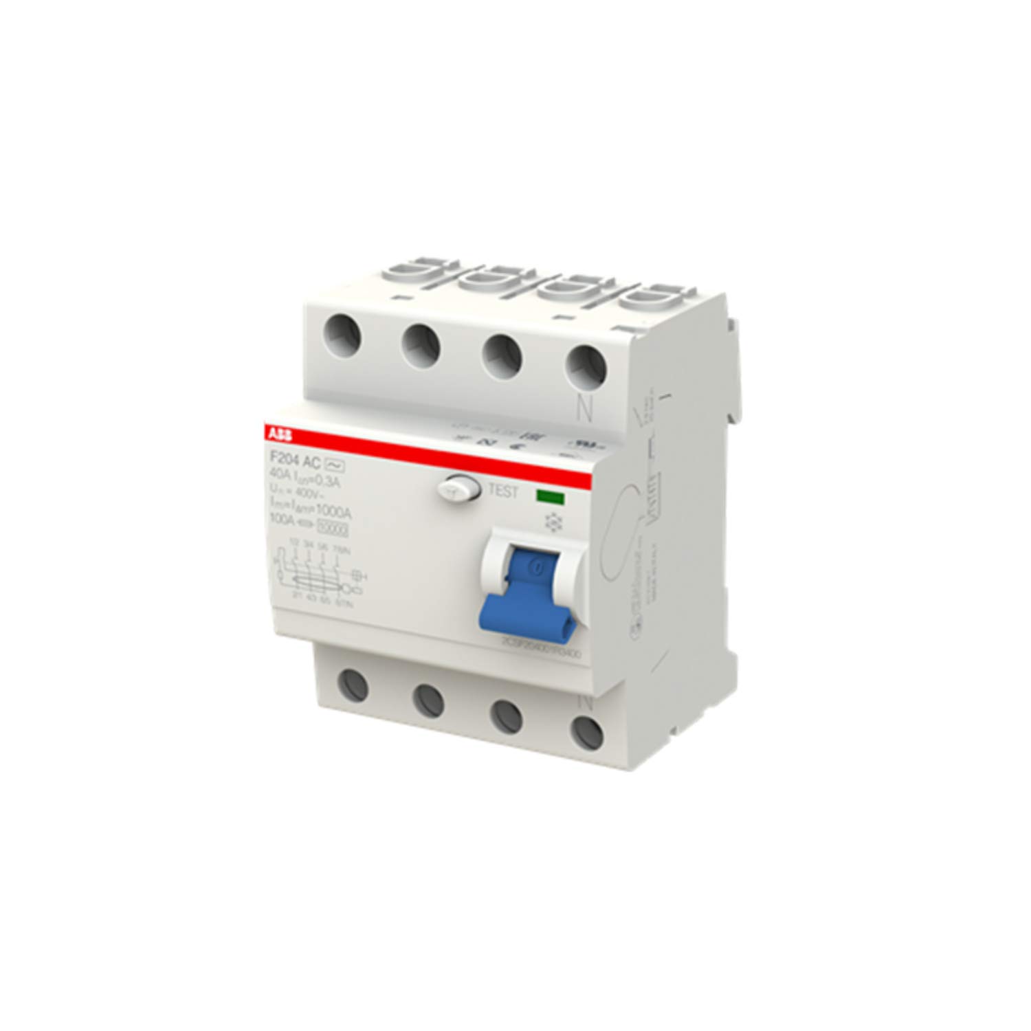Abb F204 Ac 40A 300MA Interr.Differenz. Puro 4P - 4