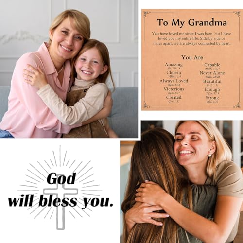 Image of Religious Cross Bracelet for Women Girls, Christian Gifts for Daughter Granddaughter Sister in Christ Friend Niece on Birthday Christmas Easter Valentines Day Graduation