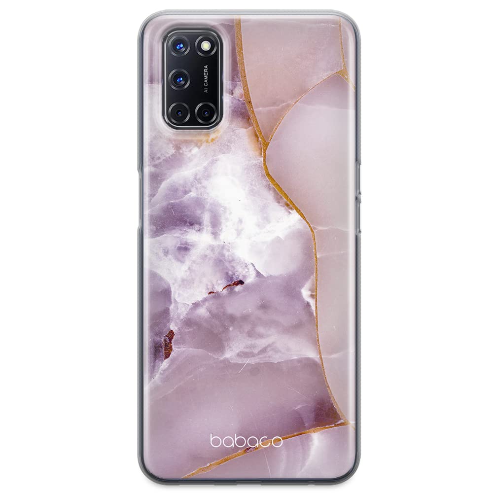 ERT GROUP custodia per cellulare per Oppo A92/ A72/ A52 originale e con licenza ufficiale Babaco, modello Panda 007 adattato in modo ottimale alla forma dello smartphone, parzialmente trasparente