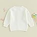 Newborn Baby Girl Boy Cute Long Sleeve Button Up Cardigan Toddler Knit Sweater Infant Fall Winter Clothes (White, 2-3 Years)