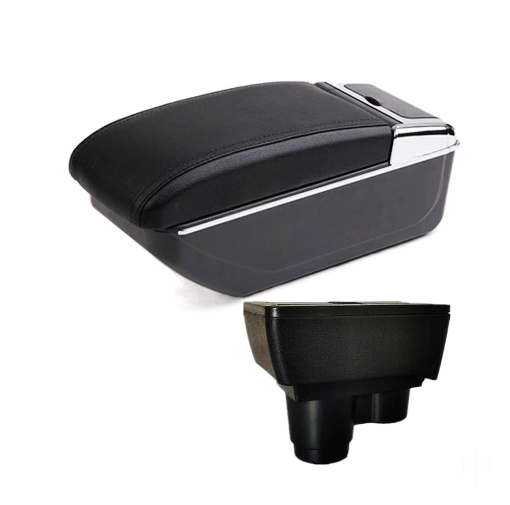 GTDTKGANAK Storage Box For Dacia For Duster 2018-2022 Center Console Armrest Storage For Box with USB(B2 No Usb)