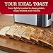 Elite Gourmet ECT3200 2-Slice, 1 Long Slot, Slim Toaster, Reheat, 6 Toast Settings, Defrost, Cancel Functions, Built-in Warming Rack, Extra Wide Slots for Bagels Waffles, Stainless Steel & Black