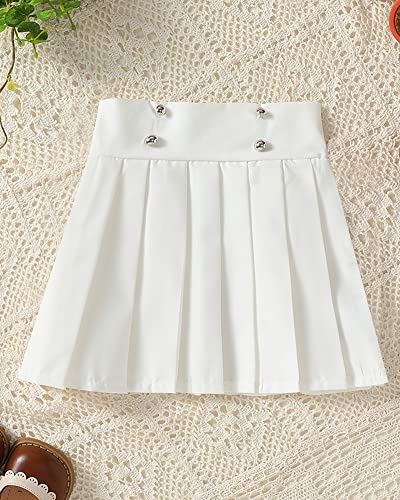 Disaur Little Girl Summer Skirt Sets (1-5T) Toddler Girls' Sleeveless Tops + Pleated Skirt 2-Piece Suit Preschool Clothes (Purple,18-24Months) #TOP5