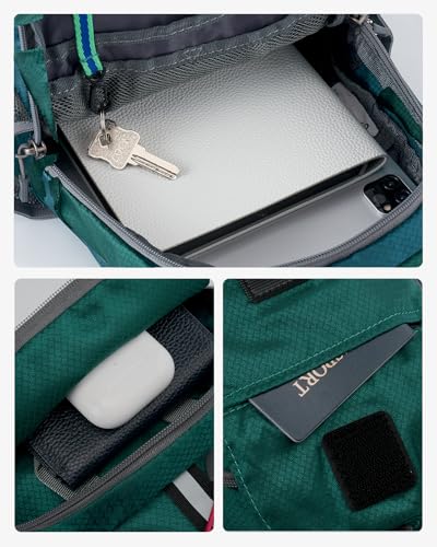 Image of WATERFLY Packable Small Crossbody Sling Backpack Shoulder Chest Bag Daypack for Hiking Traveling