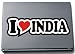 Produktbild I Love Heart Aufkleber Decal Sticker Laptopskin 210 mm I LOVE INDIA