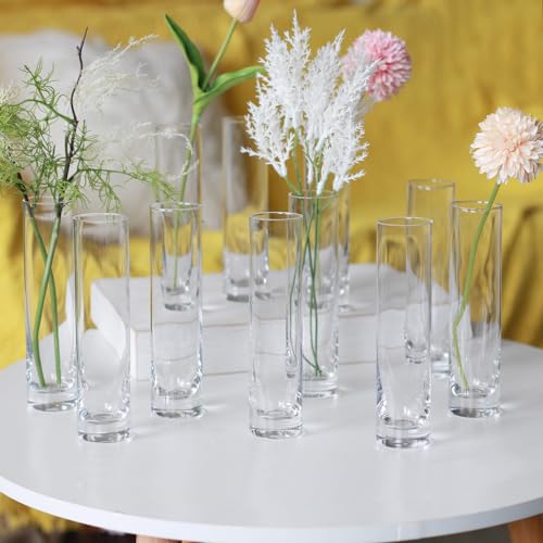 Zhaohai Glass Cylinder Bud Vases For Centerpieces thumb #6