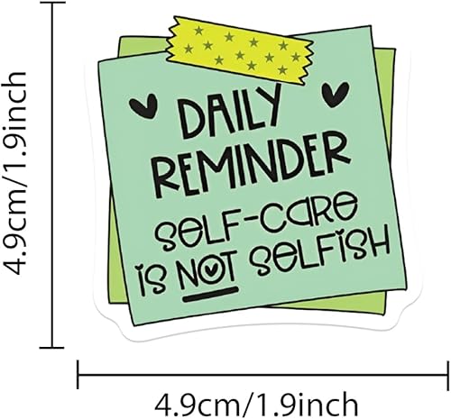 Vista 30 de Paquete de calcomanías inspiradoras, 52 calcomanías positivas alentadoras para estudiantes, profesores, adolescentes, calcomanías motivacionales 100