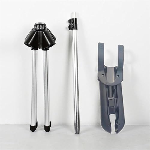 Miniatura 3 de Soporte para vaporizador de ropa de mano, telescópico plegable de pie, soporte para máquina de planchar, giratorio, ajustable, colgador de ropa,