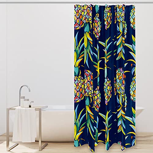 Rideaux de douche colorés ananas pour stopper l'eau sur le sol sans odeur - 3