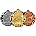 MYETCHEY Football Medals Football Trophies Engraved Medal Trophy Little League Gifts Youth Football Trophy Gold Silver Bronze Football Medals Participation