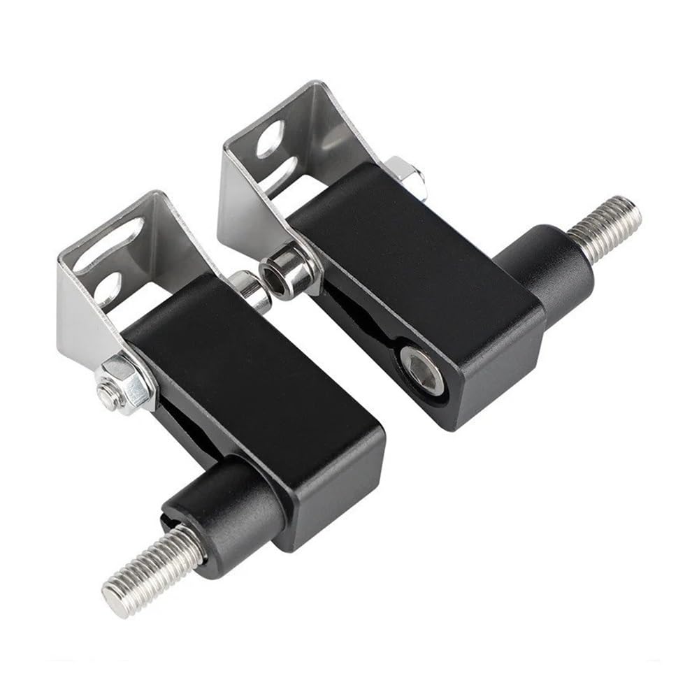 Motorcycle Headlight Bracket Clamp 2pcs Motorcycle Spotlight Brackets M6 Auxiliary Fog Lamp Fork Mount Holder Headlight Support Accessories