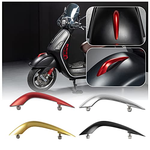 👍 【Quantità】 ♦ 1 pezzo * Kit di aggiornamento becco naso parafango anteriore moto per GTS125 GTS250 GTS300 GTV300. 👍【Colore disponibile】Nero/Oro/Rosso/Argento, 4 opzioni tra cui scegliere.