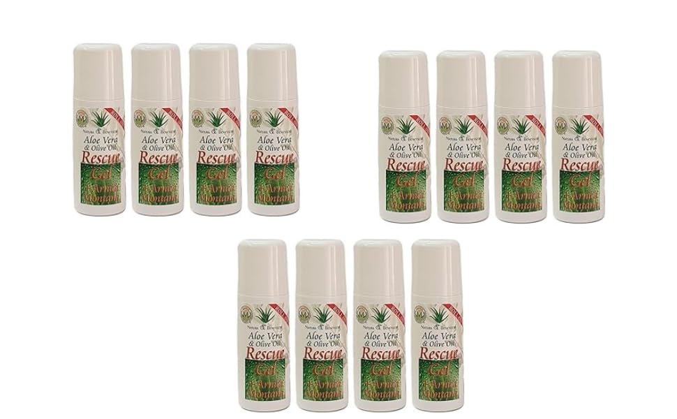 BIMARTSHOP Gel Roll On Arnica Montana Aloe Vera Harpagofito 12 Unidades Unisex Adultos Activos o con Condiciones que Causan Dolor Regular
