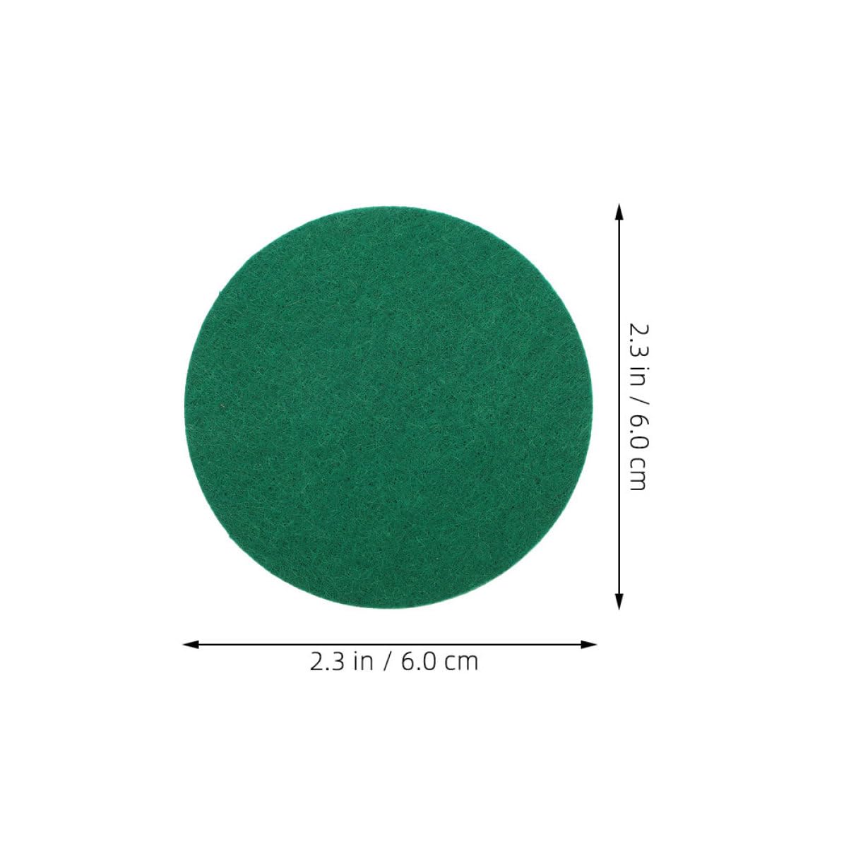 POPETPOP Long-Lasting Air Hockey Pushers Handles Pads 6pcs Felt Pads Replacement Self-Adhesive Backing Easy to Install for Paddles Accessories