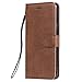 Produktbild Jeewi Hülle für LG G8 ThinQ Hülle Handyhülle [Standfunktion] [Kartenfach] [Magnetverschluss] Tasche Etui Schutzhülle lederhülle klapphülle für LG G8 - JEKT051059 Braun
