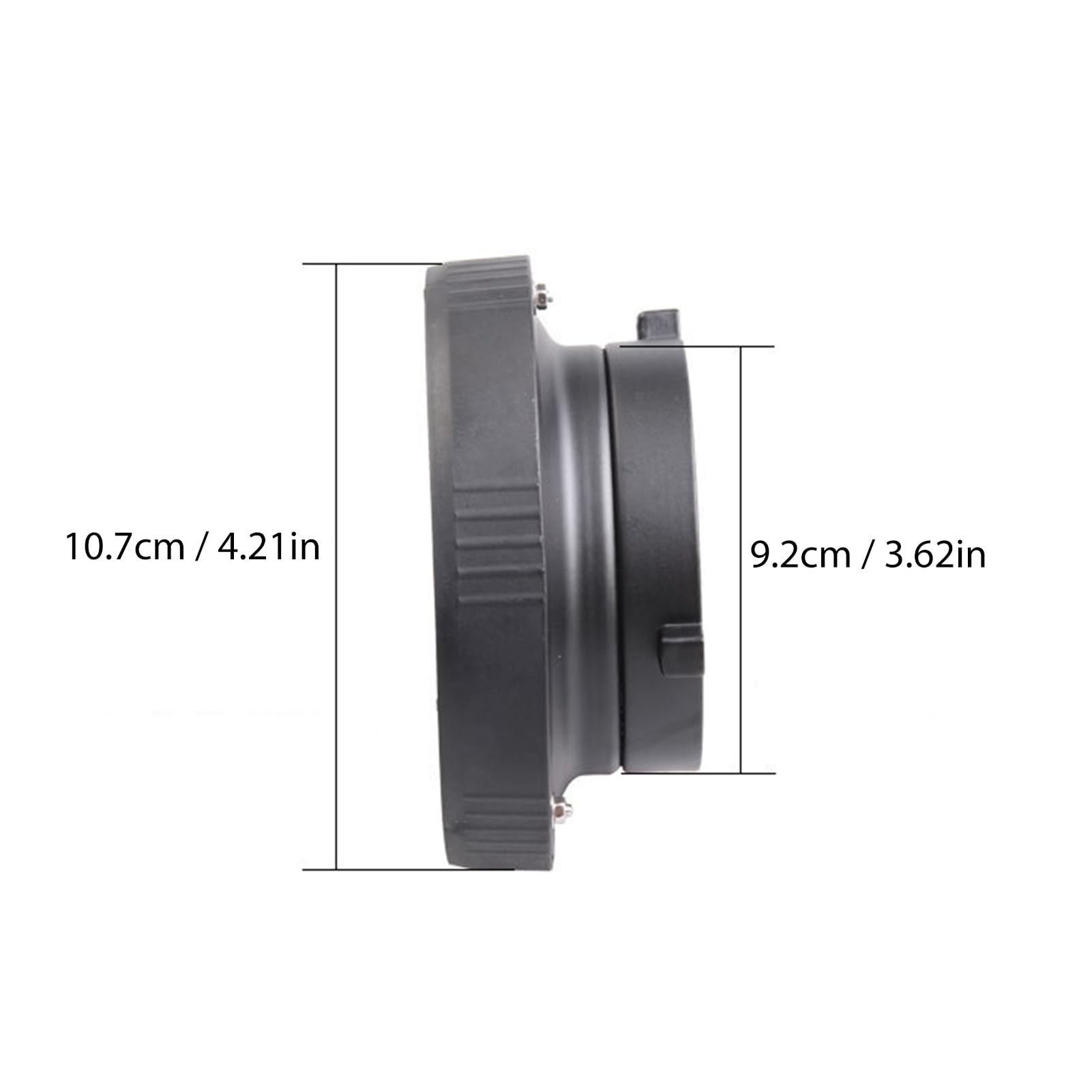 Adaptateur de Convertisseur de Montage Bowens vers Elinchrom, Assemblage sans Outil, avec Connexion Stable et Sécurisée, pour Accessoires D'éclairage, Boîtes à Lumière, Grilles