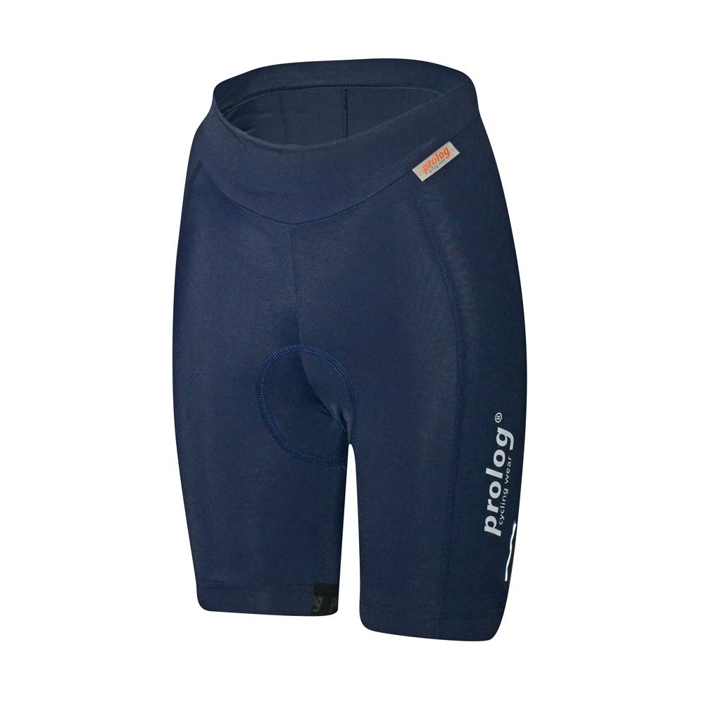 Damen Fahrradhose mit Polster und breitem Bund Dunkelblau XS bis XXXL