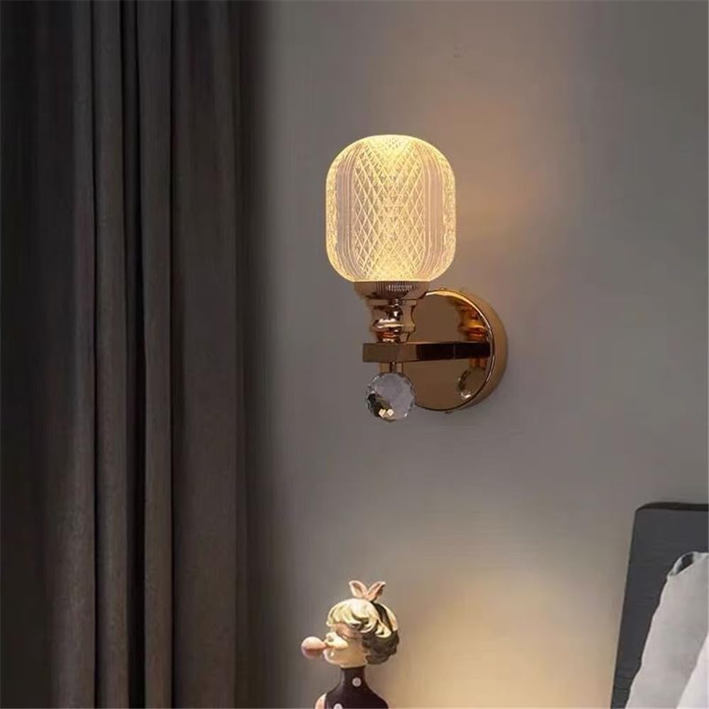 HYJAUSXB Wall Lamp - Modern Art Light for Living Room, Bedroom, Bedside, Staircase, Aisle and Corridor Luxury Design Home Hotel Decor