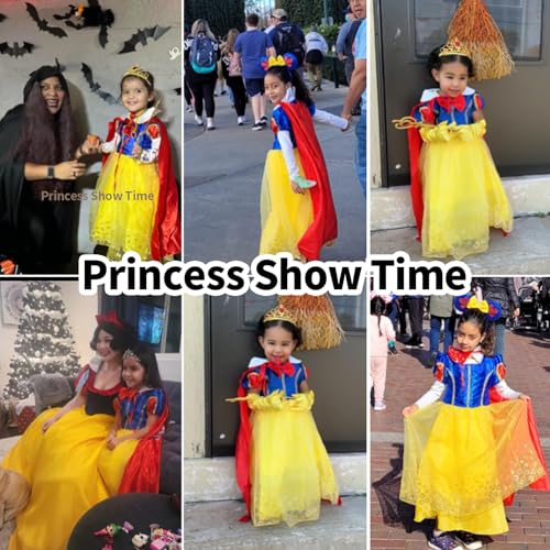 Vestido de Princesa Amarillo para Niñas 4-5 Años miniatura 6