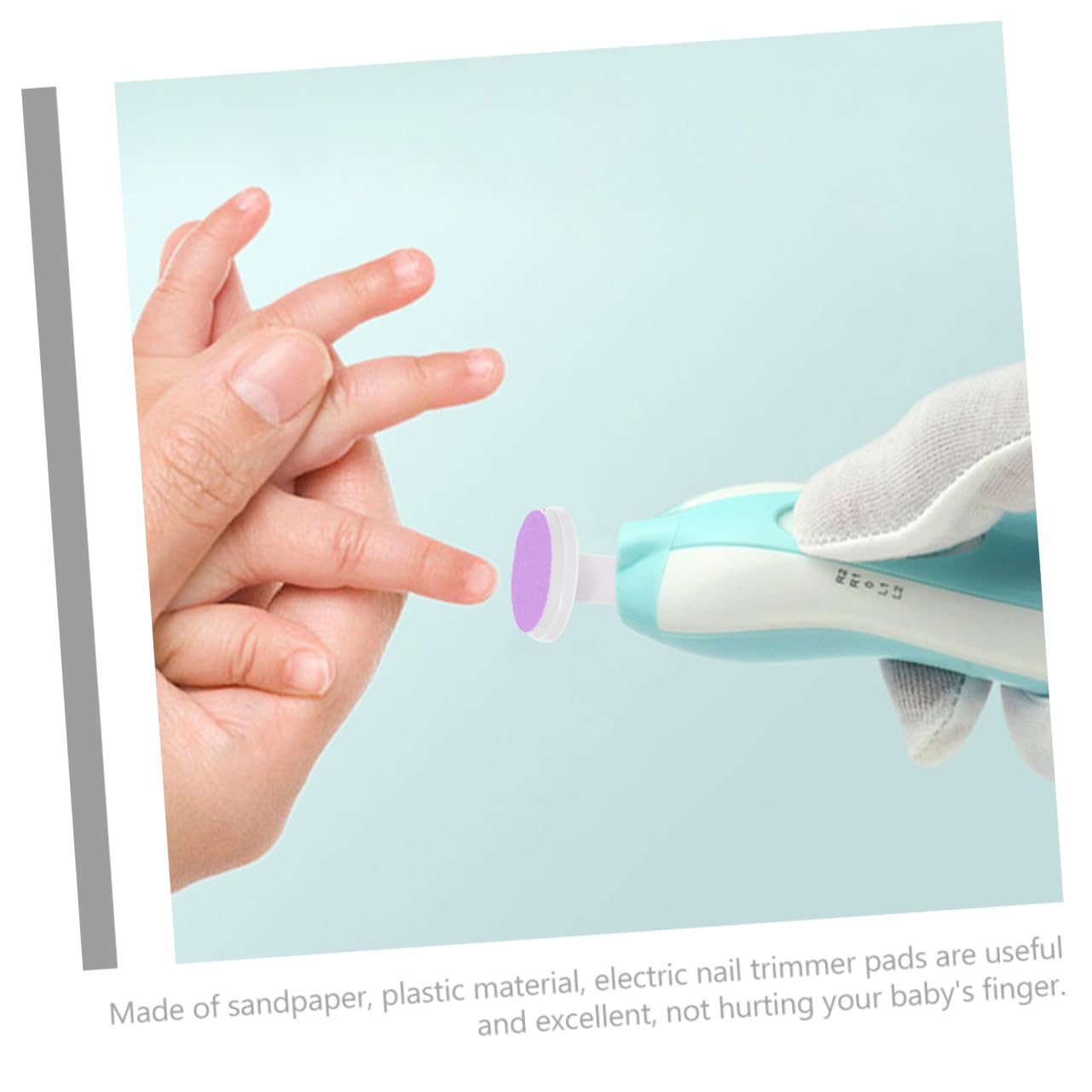 Baluue 24 pcs Electric Nail File Replacement Pads Trimmer Grinding Heads for Nail Care Easy to Install and