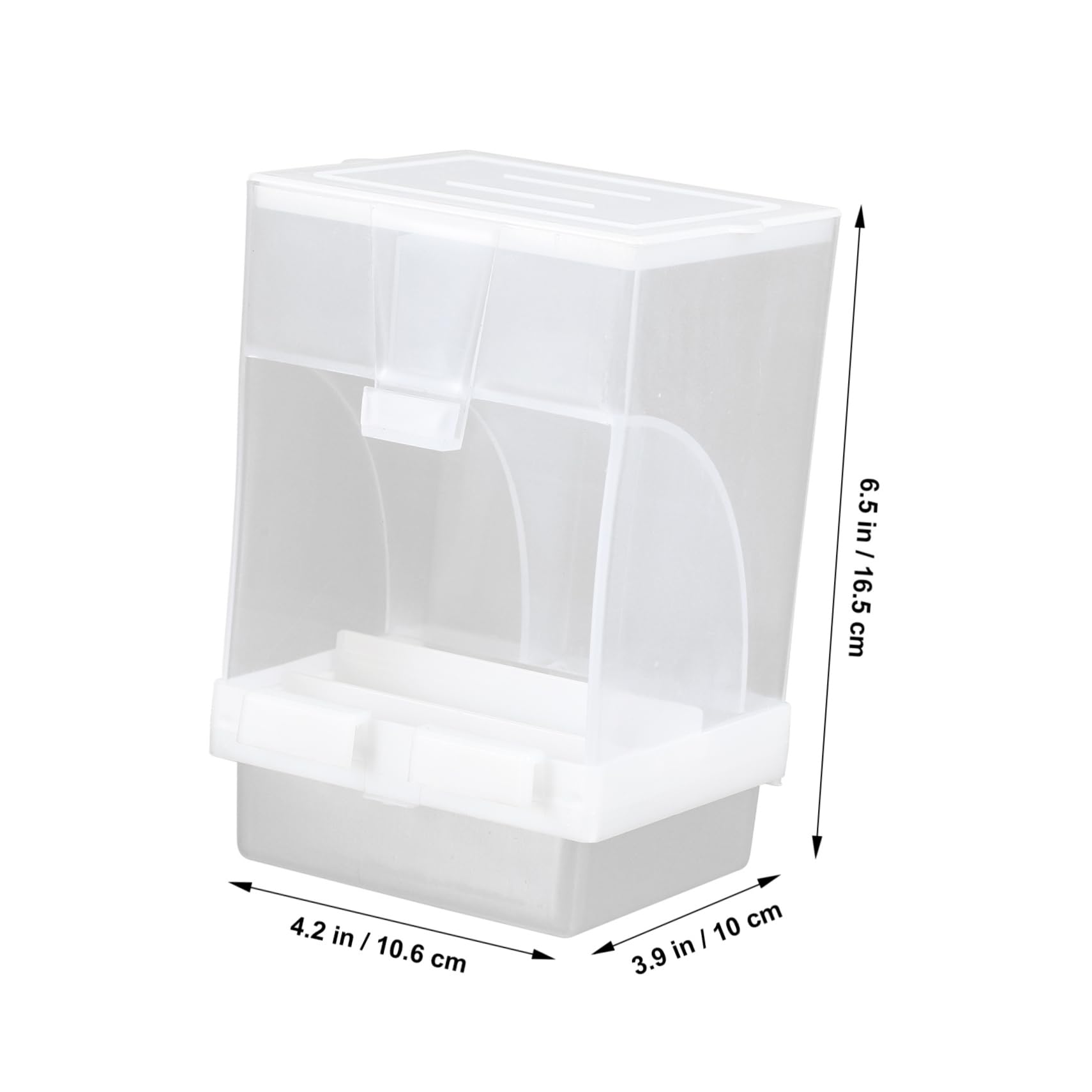 VANZACK 5sets Mangiatoia Per Con Alimentatore Per Pappagalli e Canarini Facile Installazione e Monitoraggio Alimentazione Scomparto Per
