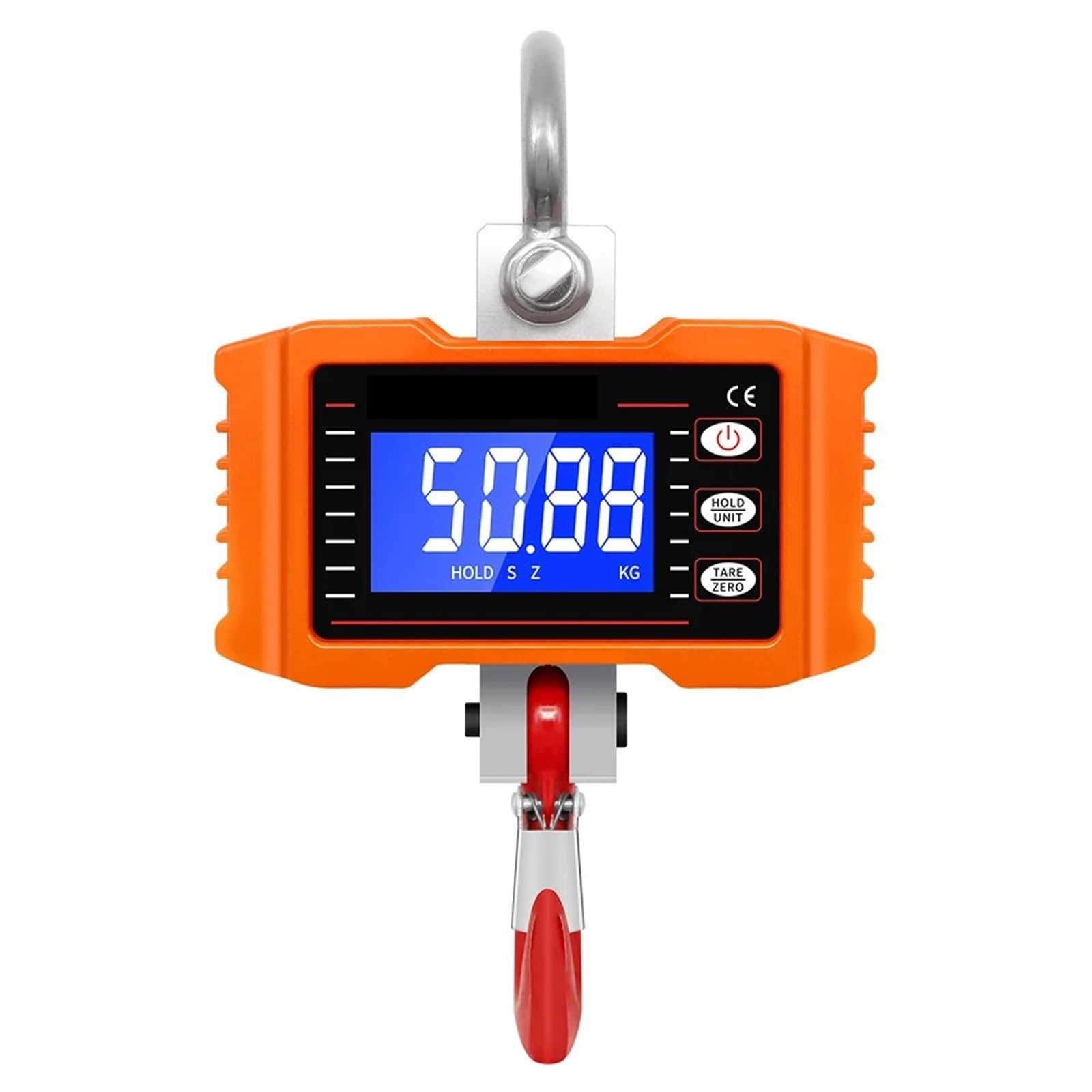 Digital Crane Scale, 500kg Crane Scale Digital Scales LCD Weighing Industrial Hook Hanging Scales