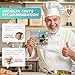 2025 Magnetic Air Fryer Cheat Sheet, Cooking Guide Booklet,70 Illustrated Recipes & Cooking Gifts- Keto Air Fryer Cookbooks for Beginners- Instant Pot Air Fryers Accessories, Kitchen Gadgets