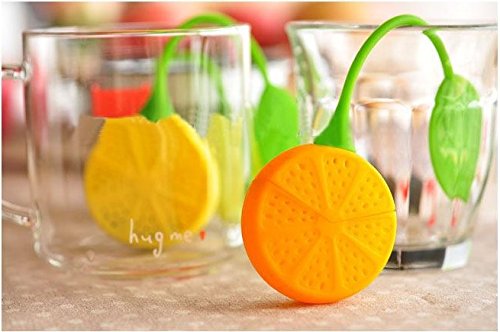 Dulce Casa Boule à Thé en Silicone en Forme D'Orange Cover