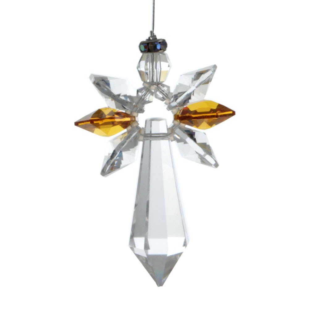 Crystals Topaz Lucky Crystal Angel, Crystal, 19,4 X 3,5 X 1 Cm