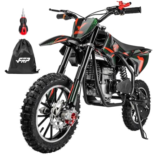 FRP FX40-Ogemaw Kids Dirt Bike, 40CC 4-Stroke Gas Powered Mini Dirt Bike, 20 MPH...
