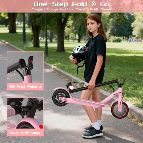 Image of MAXSHOT Electric Scooter Adults & Big Kids, Top Speed 9 /16 /19MPH, 10 /12 /16 /19Miles Range, 6.5 inch /8.5 inch Tires Folding Escooter, APP Control