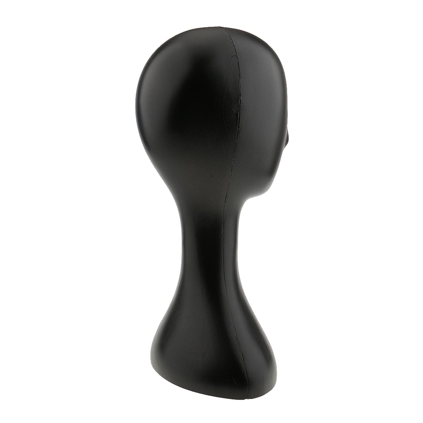 Żeński Manekin Head Wig Head PVC Plastikowy Manekin Model Dla Peruki Kapelusz Naszyjnik Okulary Wyświetlacz Stojak Biżuteria(Skin Color)
