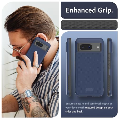Image of TUDIA MergeGrip Magsafe Compatible for Google Pixel 8 Case - Indigo Blue