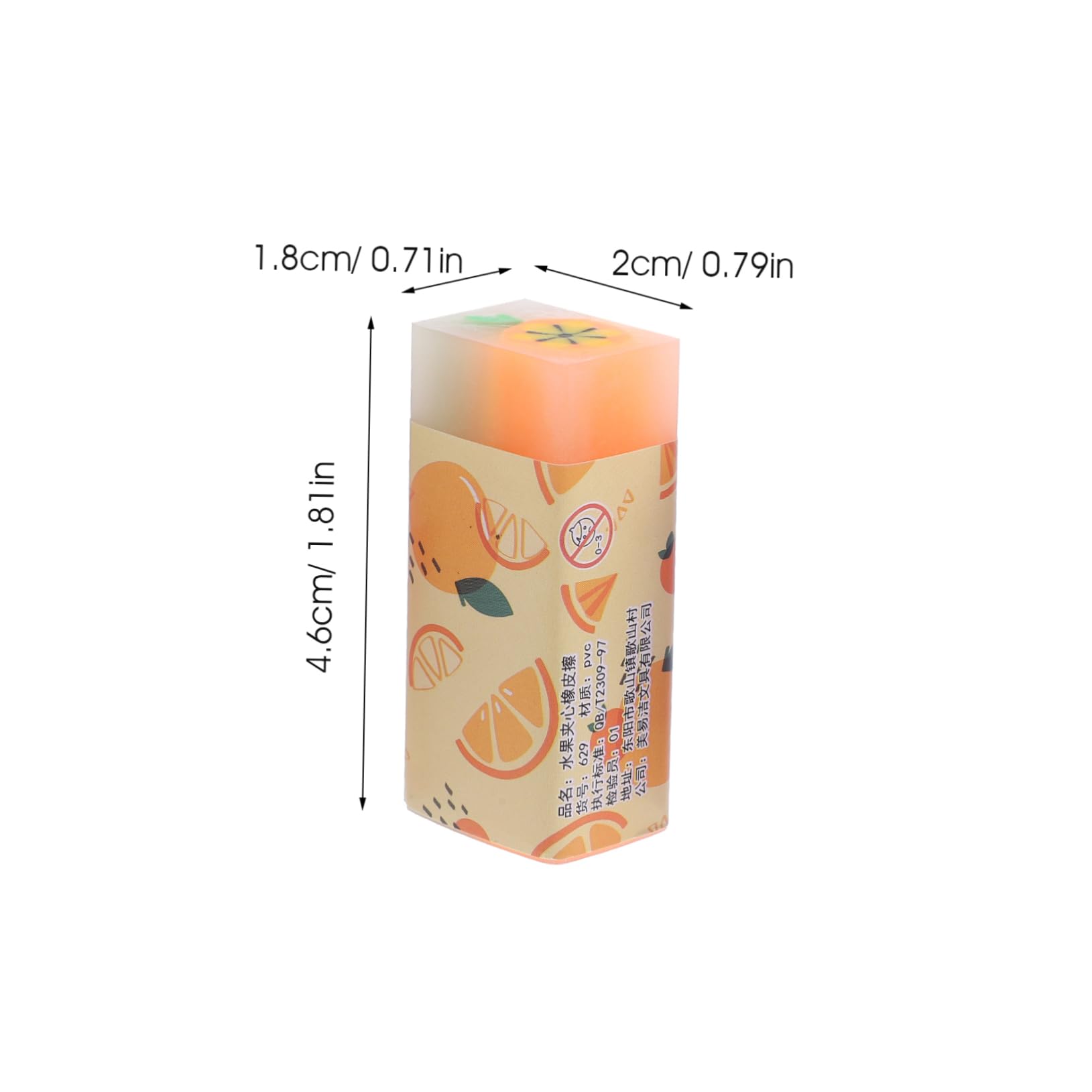 Gomme da Cancellare Frutta 36 Pezzi in Gomma, Decorative per Bambini | Profumate e Sicure, Festa Scuola Decor, Premi per Studenti e Oggetti Cute