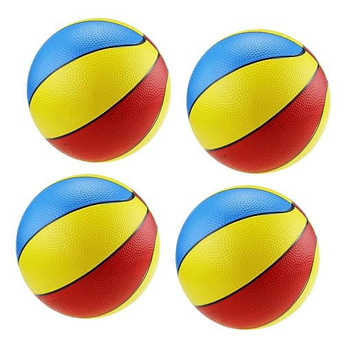 COMNESTBI 4 Piezas De Baloncesto De Baloncesto De Baloncesto Inflables Pelota De Playa Pelota De Baloncesto Pequeña