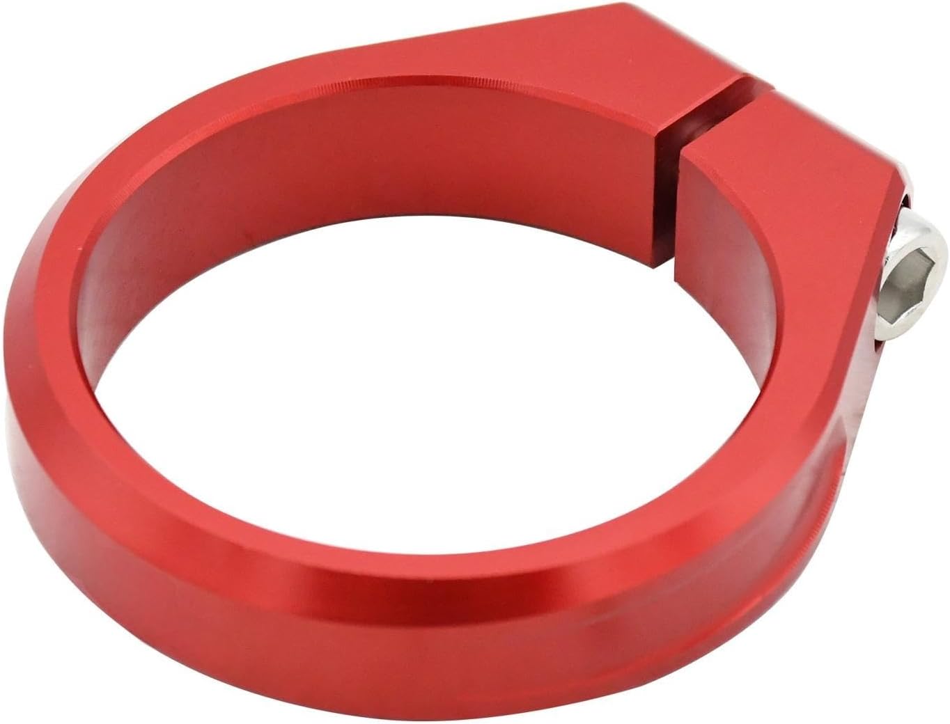 CNC Motorcycle Steering Column Pipe Clamp Reinforced Riser Clamps For Surron Light Bee X distintivo(Red)