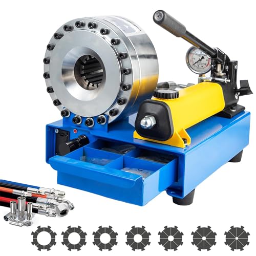 Engarzadora de mangueras, prensadora hidráulica de mangueras, herramienta de prensado neumática manual, herramienta de prensado de tubos, crimpadora manual de 6 a 25 mm, crimpadora de manguera